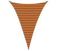 HETFTJN Tenda parasole triangolare 3 x 4 x 4 m, in poliestere Oxford, protezione dal vento e protezione dagli sguardi indiscreti, per giardino, terrazza e balcone, parasole triangolare, arancione e