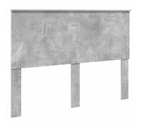 HETFTJN Testiera in cemento grigio 140 cm in legno dal design moderno, robusta e durevole, facile da montare per camera da letto e camera degli ospiti