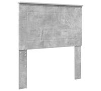 HETFTJN Testiera in cemento grigio 80 cm moderna in legno headboard con linee pulite, testiera robusta per camera da letto e camera degli ospiti