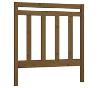 HETFTJN Testiera marrone miele, 95 x 4 x 100 cm, in legno massello di pino, design moderno, robusta e durevole, per camera da letto dei ragazzi, camera degli ospiti