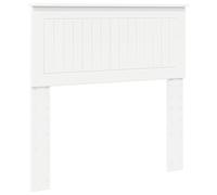 HETFTJN Testiera per Letto 93x7x90 cm in Legno Ingegnerizzato, Bianco | Elegante elemento d'arredo rettangolare per la camera da letto, superficie liscia e semplice da pulire con un panno.