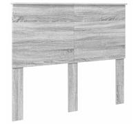 HETFTJN Testiera Sonoma grigia, 135 cm, materiale in legno, design moderno, robusta e durevole, facile da montare per camera da letto e camera degli ospiti