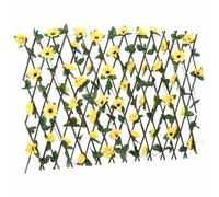 HETFTJN Traliccio Edera Artificiale Espandibile 5 Pezzi Giallo 180x60 cm