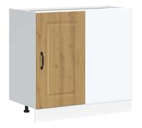 HETFTJN Vetrina Soggiorno Armadio Cucina Mobiletto Cucina Mobile da Cucina - Base da Cucina Kalmar Rovere Artigianale in Legno Multistrato per Cucina Esterno Bagno Soggiorno