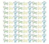 HETHLIF 32 Scatole di Graffette, Metallo Piccolo Colorato Innovativo Pony Coniglio Delfino Combinato Ufficio Scuola Forniture di Cancelleria Organizzare File Documenti Carta da Disegno