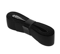 Hethlif Avvolgimento della Maniglia Overgrip in Pelle Morbida per Racchette da Tennis, Presa Duratura e Comoda per Gli Appassionati di Sport, Lunghezza di 1 Metro (Black)