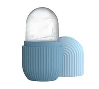 HETHLIF Ice Face Roller Beauty Tool Migliora la Lucentezza Anti-età Anti-portatile per la Cura della Pelle (BLUE)