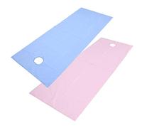 HETHLIF Lenzuolo Massaggio Coprimaterasso Antiolio con Foro per L'alito per il Viso Design Moderno Ed Elegante per Salone di Bellezza Spa Club Realizzato in Fibra di Poliestere Dimensioni (ros blu)