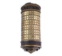 HETHLIF Lucchetto con Codice, Scatola Puzzle Lucchetto con Codice Romantico Regali Romantici di Babbo Natale Cryptex Lettera Password Anello di Bloccaggio per Natale Compleanno San