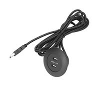 HETHLIF Presa di Ricarica USB per Divano Installazione Intelligente a Doppia Porta da Incasso per Uso Domestico Tensione Universale (BLACK)