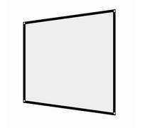 HETHLIF Schermo del Proiettore Pieghevole Portatile 60 Pollici per Home Theater, Stoffa di Proiezione Bianca Non Rugosa Leggera 4: 3 Proporzioni (60 pollici)