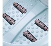 HETHLIF Vasca Bagno Pieghevole per Piedi con 4 Rulli Massaggianti, Vasca Bagno Portatile per Immersione dei Piedi, per Viaggiare a Casa, Alleviare lo Stress Dal Dolore, Adatta per Atleti (Verde
