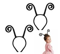 Heting-YQ 2 Pezzi Fascia per Capelli a Fascia con Antenna a Farfalla Fasce per Capelli con Tentacoli di Formica Cerchietto Antenne di Ape per Costume di Halloween