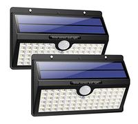 HETP Luci Solari Esterno, 78 LED Super Luminosa con Sensore di Movimento Impermeabile Wireless Luce da Parete con 3 Modalità Lampade di Sicurezza per Giardino