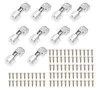 Hettich - 10 cerniere per porta dell'armadio con viti a cerniera, cerniere softclose, cerniere per porte dell'armadio, cerniere per porte in legno, cerniere a vite a 90 gradi, adatte per armadio da