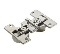 Hettich 46787 - Cerniere pieghevoli HFT, da avvitare, 180°, zinco pressofuso nichelato