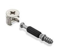 50 pezzi HETTICH connettori per carcassa eccentrici RASTEX 15 (Ø 15 mm) e tassello ad avvitamento Twister DU 232 T (M6 x 11 mm) Connettori per mobili di SOTECH
