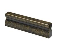 Hettich 9199023 - Maniglia per mobili (10 x 78 x 23 mm, distanza tra i fori 64, in alluminio ottonato, brunito)