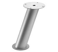 Hettich 9212469 Set di 2 Console per Costruzioni da bancone - Portata 15 kg Ø 40 mm Lunghezza 165 mm - Acciaio Rotondo