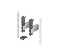 HETTICH AvanTech You 9257616 - Connettore anteriore con telaio H 139 per cassetti, in acciaio/plastica bianco, argento