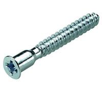 Hettich Direkta 2 vite di collegamento (vite, vite per mobili, connettore) - diametro 6, 3 mm, lunghezza: 50 mm - acciaio, zincato - 9220320