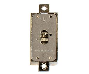 HETTICH Serratura a barra girevole semplice DM15 sinistra nichelato argento