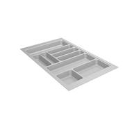 Hettich - vassoio portaposate Orga Box Atira Vassoio 440 grigio argento, portaposate per cassettiera cucina, 9194935
