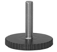 Hettich Vite di regolazione filetto M10 x 50 mm / Ø 45 mm Nero