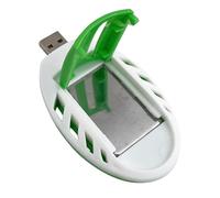 hetuioiyster USB Mosquito Killer Repeller Elettrico per zanzare Sicurezza Portatile Summer Sleep Repellente per Insetti Verde + Bianco ABS + Componente elettronico
