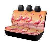 HETVBNS A Flock of Flamingos Coprisedili per sedile posteriore per animali domestici, copertura universale per sedili posteriori, antiscivolo, per auto, camion e SUV