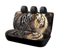 HETVBNS Animal Tiger - Coprisedili per auto, protezione per animali domestici, universale, antiscivolo, per auto, camion e SUV