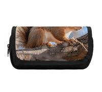 HETVBNS Astuccio per matite extra large, a doppio strato, con cerniera, astuccio portatile per cosmetici, per viaggi, cancelleria da ufficio, per donne e uomini