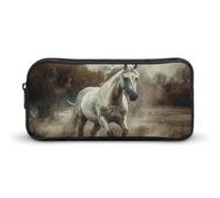 HETVBNS Astuccio portamatite con cerniera di grande capacità, organizer per matite resistente, piccola borsa per cosmetici portatile per ufficio, viaggi