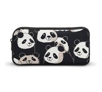 HETVBNS Astuccio portamatite grande capacità con cerniera, organizer per matite resistente, piccola borsa per cosmetici portatile per ufficio, viaggi