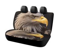 HETVBNS Bald Eagle Coprisedili per auto, protezione per animali domestici, universale, antiscivolo, per auto, camion e SUV