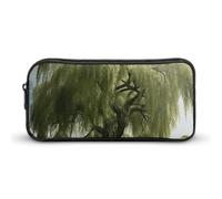 HETVBNS Big Trees, astuccio con cerniera di grande capacità, organizer per matite resistente, piccola borsa per cosmetici portatile per ufficio, viaggi