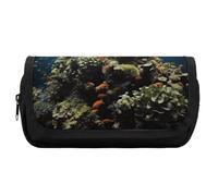 HETVBNS Biodiversity, astuccio extra large, doppio strato, con cerniera, borsa portatile per cosmetici, per viaggi, cancelleria da ufficio, per donne e uomini