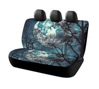 HETVBNS Blue Moon - Coprisedili per auto, protezione per animali domestici, universale, antiscivolo, per auto, camion e SUV