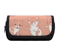 HETVBNS Cat's Movements Are Different - Astuccio extra large, doppio strato con cerniera, astuccio portatile per cosmetici, per viaggi, cancelleria da ufficio, per donne e uomini