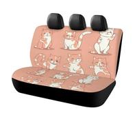 HETVBNS Cat's Movements are different Car Seat Covers for Back Seat Protector Pet Protector Universal Auto Rear Seat Cover,Antiscivolo Coprisedili Posteriori Coperture per Auto, Camion e SUV