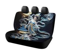 HETVBNS Chang'e - Coprisedili per auto, motivo fata, protezione universale per sedili posteriori, antiscivolo, per auto, camion e SUV