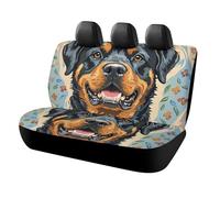 HETVBNS Cool Rottweiler Dog Art Coprisedili per sedile posteriore per animali domestici, copertura universale per sedili posteriori, antiscivolo, per auto, camion e SUV