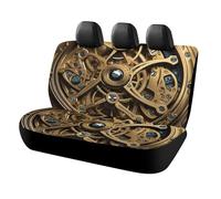 HETVBNS Cool Steampunk Gear Coprisedili per sedile posteriore per animali domestici, copertura universale per sedili posteriori, antiscivolo, per auto, camion e SUV