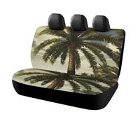 HETVBNS Coprisedili per auto con palme tropicali, protezione per animali domestici, copertura universale per sedili posteriori, antiscivolo, per auto, camion e SUV