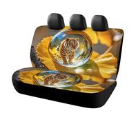 HETVBNS Crystal Tiger - Coprisedili per auto, protezione per animali domestici, universale, antiscivolo, per auto, camion e SUV