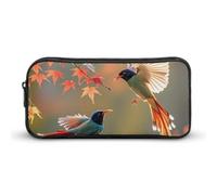 HETVBNS Cuckoo - Astuccio per matite con cerniera, grande capacità, organizer per matite, portatile, piccola, per ufficio, viaggi