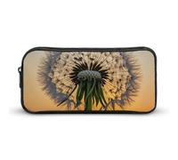 HETVBNS Dandelions at Sunset - Astuccio con cerniera di grande capacità, organizer per matite resistente, piccola borsa per cosmetici portatile per ufficio, viaggi