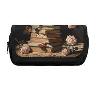 HETVBNS Dark Academy, astuccio extra large, a doppio strato, con cerniera, astuccio portatile per cosmetici, per viaggi, cancelleria da ufficio, per donne e uomini
