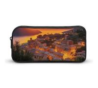 HETVBNS Italian Sunset - Astuccio portamatite, grande capacità, con cerniera, organizer per matite, portatile, per ufficio, viaggi