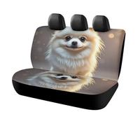 HETVBNS Lovely Pomeranian Coprisedili per sedile posteriore per animali domestici, copertura universale per sedili posteriori, antiscivolo, per auto, camion e SUV